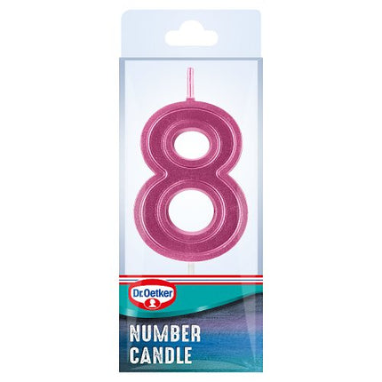 Dr. Oetker 8 Number Candle 5g