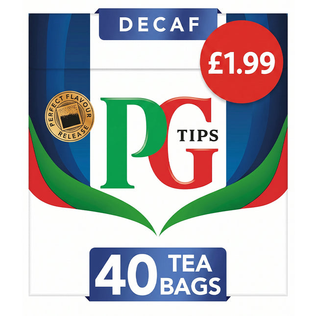 Pg Tips Decaff Tea Bags Pm£1.99 116G