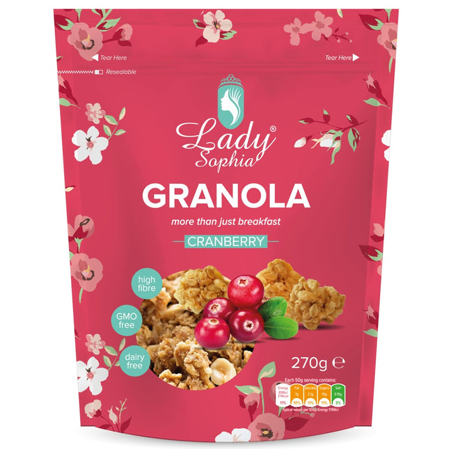 Lady Sophia granola With Cranberry 270g