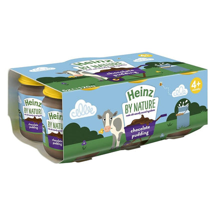 Heinz Chocolate Pudding x6pk Jar(4x6) 120gm