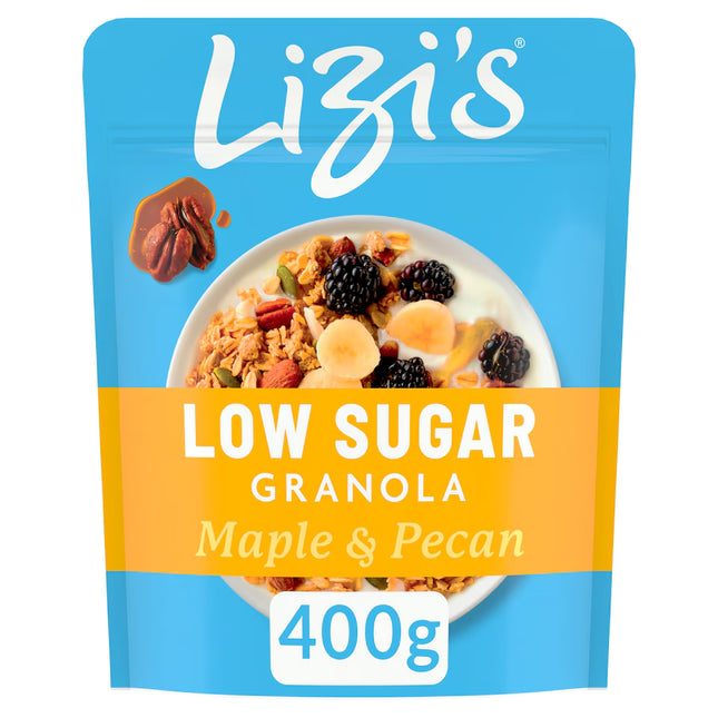 LIZI'S LOW SUGAR MAPLE & PECAN 400G