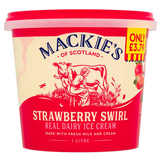 Mackie's of Scotland Strawberry Swirl PMP £3.79 1ltr
