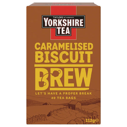Taylors Yorkshire Tea Caramelised Biscuit Brew 40S 112Kg