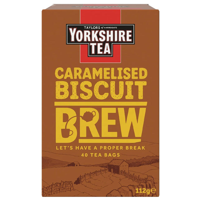 Taylors Yorkshire Tea Caramelised Biscuit Brew 40S 112Kg