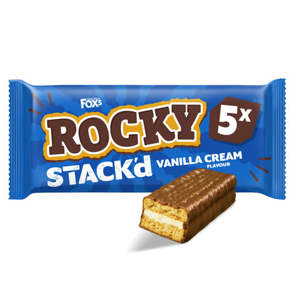 Fox's Rocky STACK'd Vanilla Cream 5pk 125g