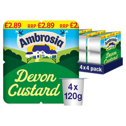 Ambrosia Cust Pots Multi PMP £2.89 4 x 120g