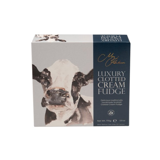 Gardiners Meg Hawkins Friesian Cow Carton Of Clotted Cream Fudge 170g