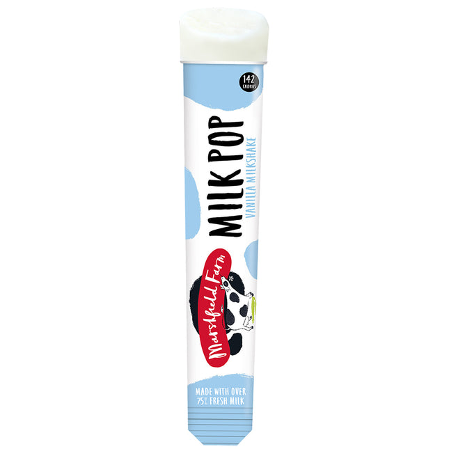 Marshfield Farm Pops Milk Pop – Vanilla Milkshake 110ml