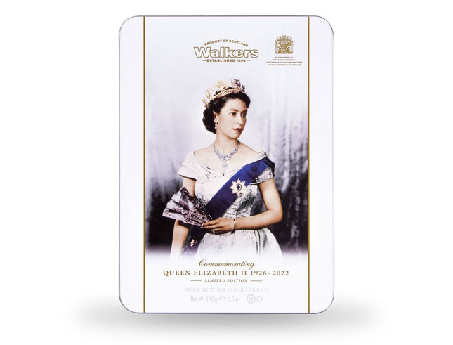 Walkers Queen Commerorative Tin (Crowned) 12 x 150g