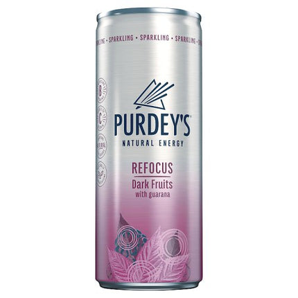 Purdeys Refocus Dark Fruits Can 250ml