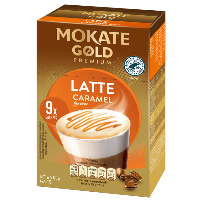 Mokate Gold Premium Caramel Latte 9x14g