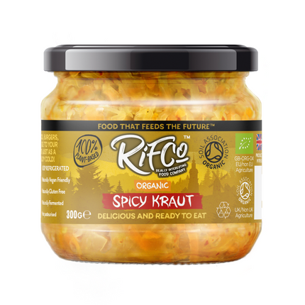 RifCo Organic Spicy Sauerkraut 300g