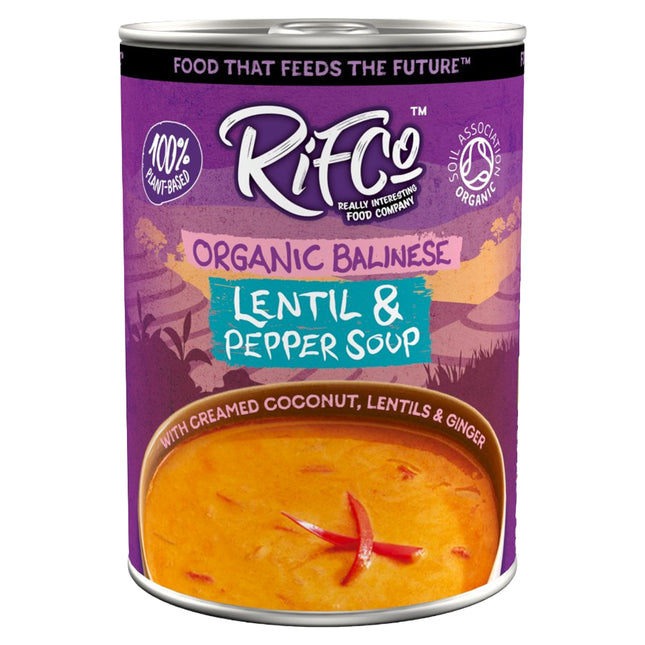 Rifco Organic Balinese Lentil & Pepper Soup 400g