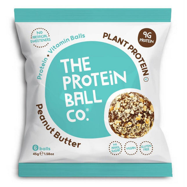 The Protein Ball Co - Peanut Butter Protein Balls (Plant Protein) 45g