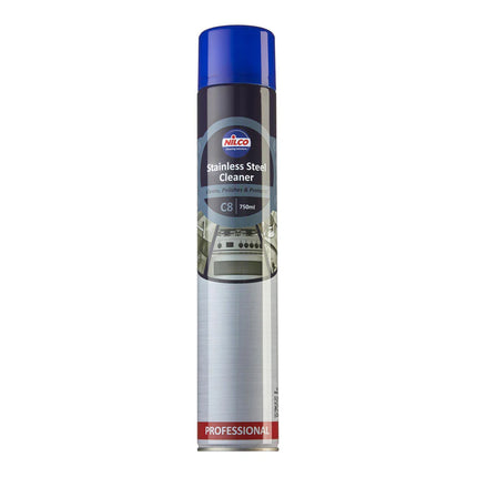 Nilco Stainless Steel Cleaner Aerosol 750ml