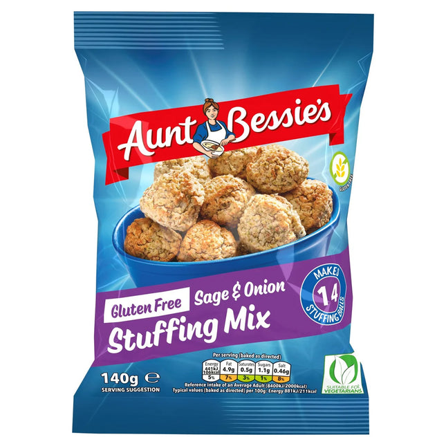 Aunt Bessie's Stuffing Mix Gluten 140g