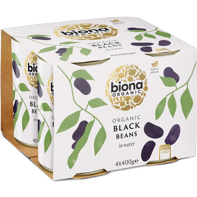 Biona Organic Black Beans 4 Pack 4x400g