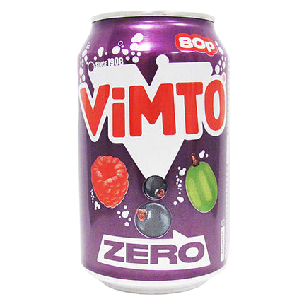 Vimto Carbonated Zero PMP 80p 330ml