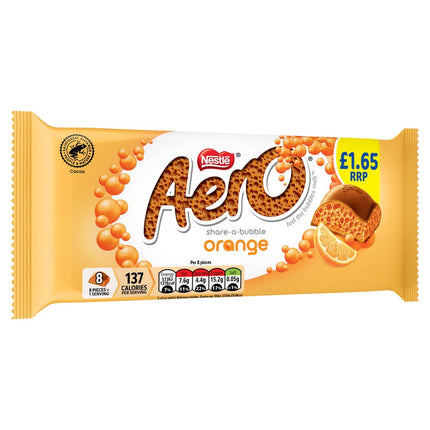 Aero Orange Chocolate Sharing Bar PMP £1.65 90g