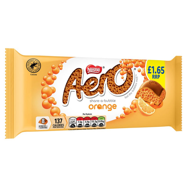 Aero Orange Chocolate Sharing Bar PMP £1.65 90g
