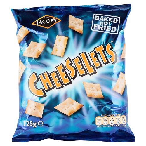 Jacob's Cheeselets Baked Snacks Sharing Bag 125g