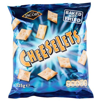 Jacob's Cheeselets Baked Snacks Sharing Bag 125g