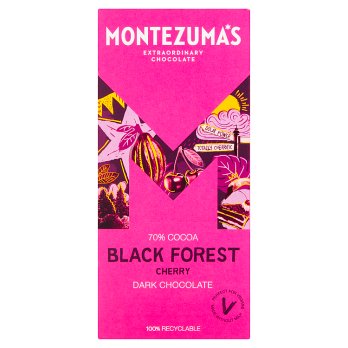 Montezumas Black Forest Dark With Cherry Bars 90g