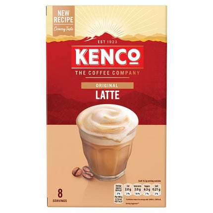 Kenco Latte Instant Coffee Sachets 8Pk 8X16.3G