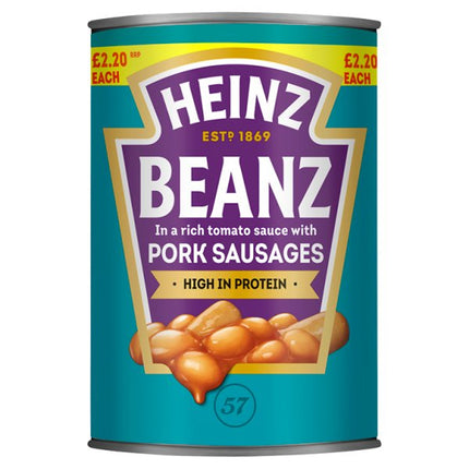 Heinz Beanz & Sausages PMP £2.20 415g