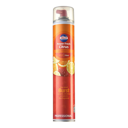Nilco Powerfresh Citrus Air Fresh Aerosol 750ml