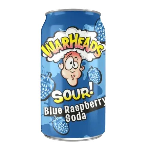 Warheads Blue Raspberry Soda 330ml