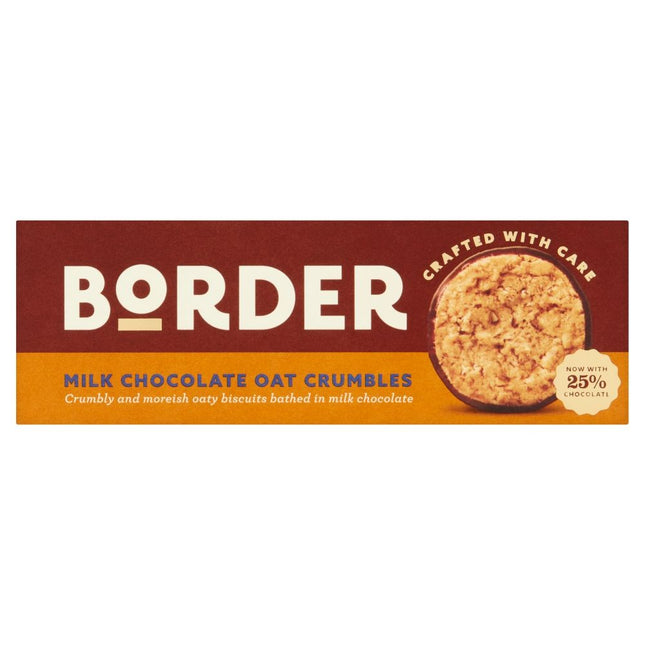 Border Milk Chocolate Oat Crumbles 12x150g