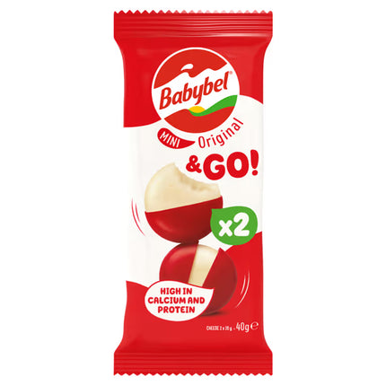 Babybel Mini Cheese 2 x 40G