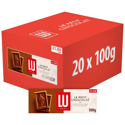 Lu Le Petit Chocolat Crunchy Biscuits 100g