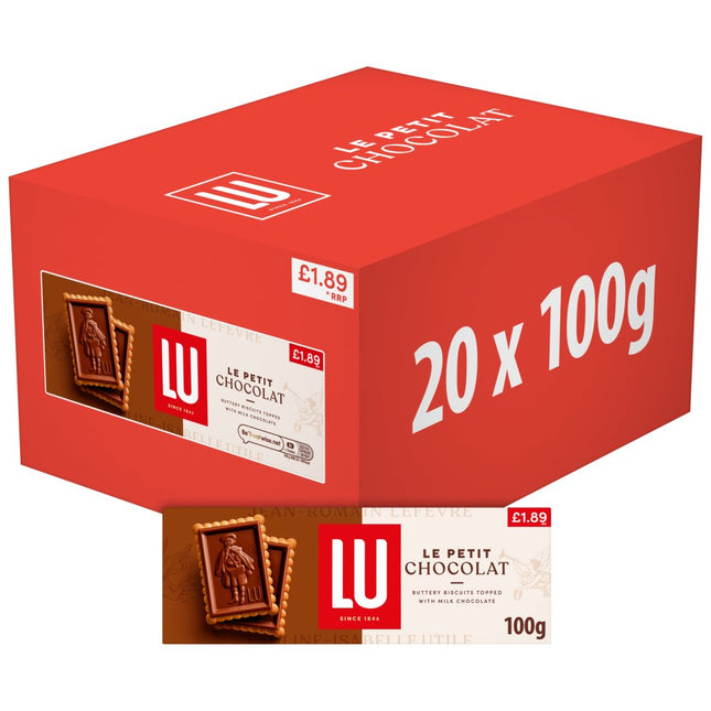 Lu Le Petit Chocolat Crunchy Biscuits 100g
