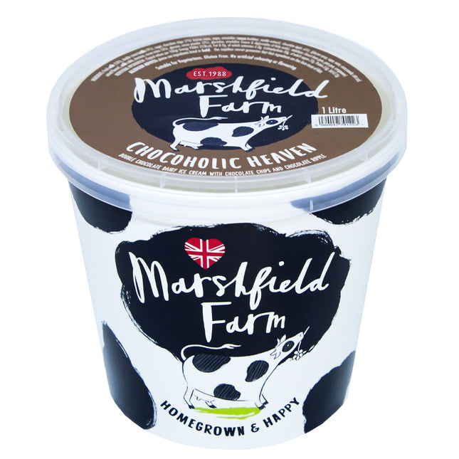 Marshfield Farm Real Dairy Ice Cream Chocoholic Heaven 1l