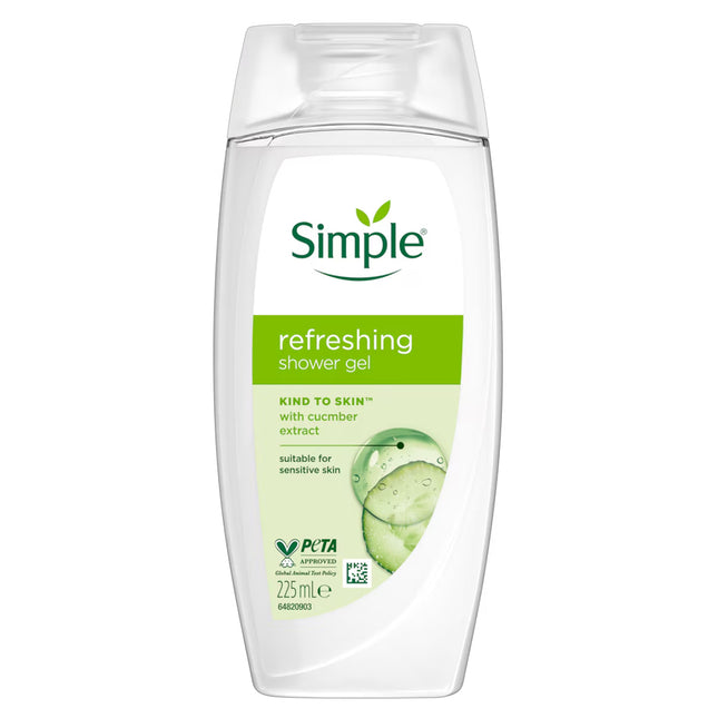 Simple Shower Gel Refreshing 225ml