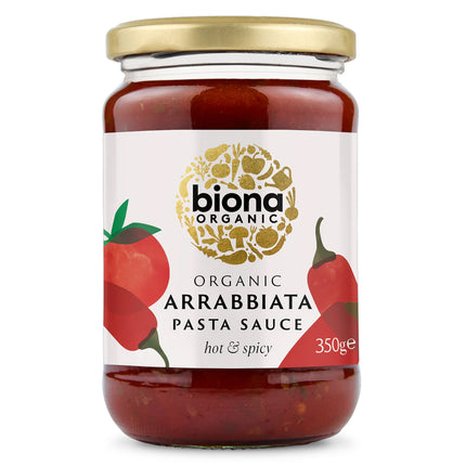 Biona Organic Arrabbiata Hot & Spicy Pasta Sauce Vegan 350g