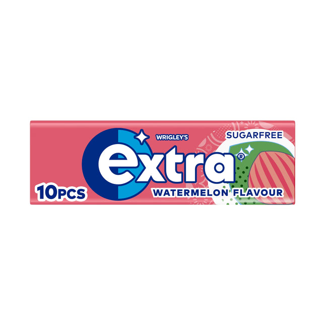 Extra Watermelon Sugar Free Chewing Gum 10 Pieces 14g