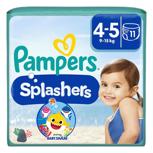 Pampers Splashers Baby Shark Size 4 11s