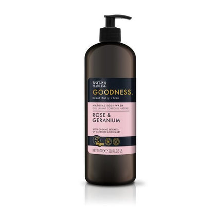 Baylis & Harding Goodness Rose & Geranium Body Wash 1L
