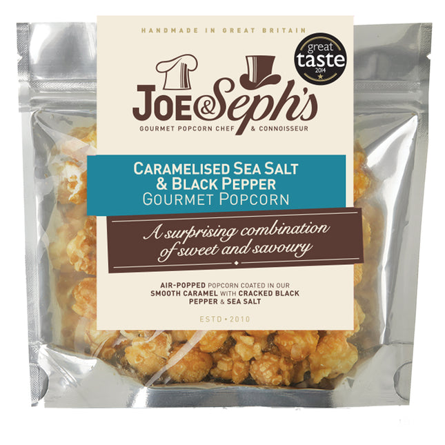 Joe & Seph's Caramelised Sea Salt & Cracked Black Pepper - 32g