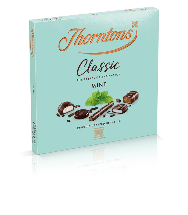 Thorntons Classic Assorted Mint Chocolate Box 233G