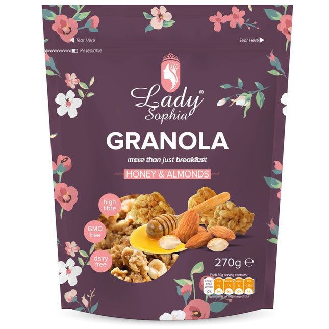 Lady Sophia granola With Honey & Almonds 270g