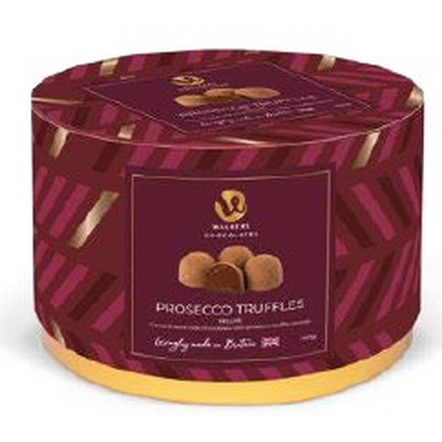 Walkers Tub Milk Chocolate Truffles Prosecco 140g