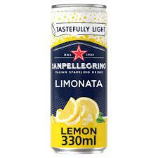 San Pellegrino Italian Sparkling Can Singles Limonata 33cl