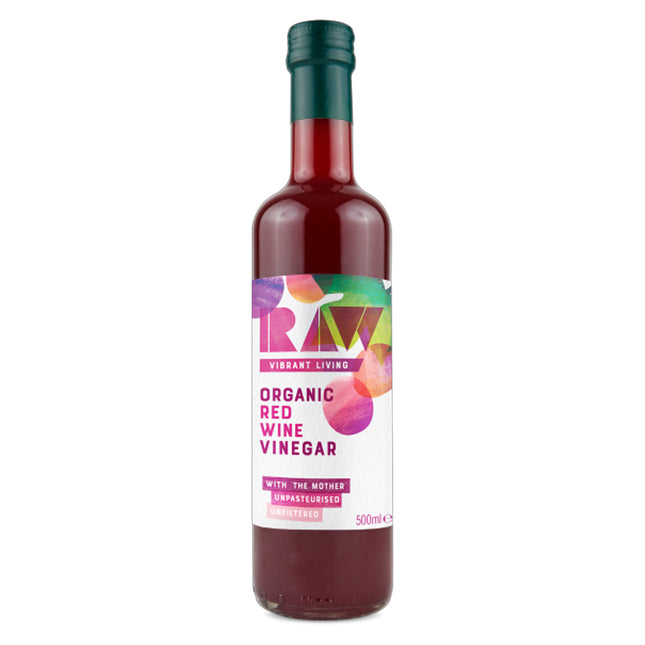 Raw Red Wine Vinegar With The Mother Organic 500ml
