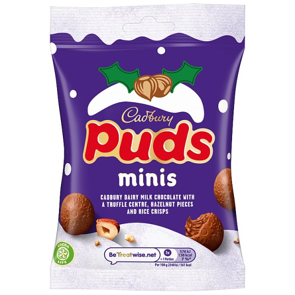 Cadbury Puds Minis Clipstrip 73G