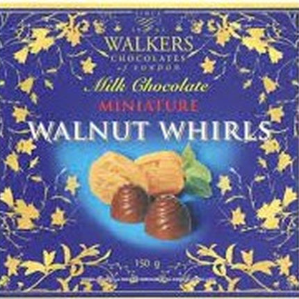 Walkers Chocolate Milk Chocolate Walnut Whirls 150g