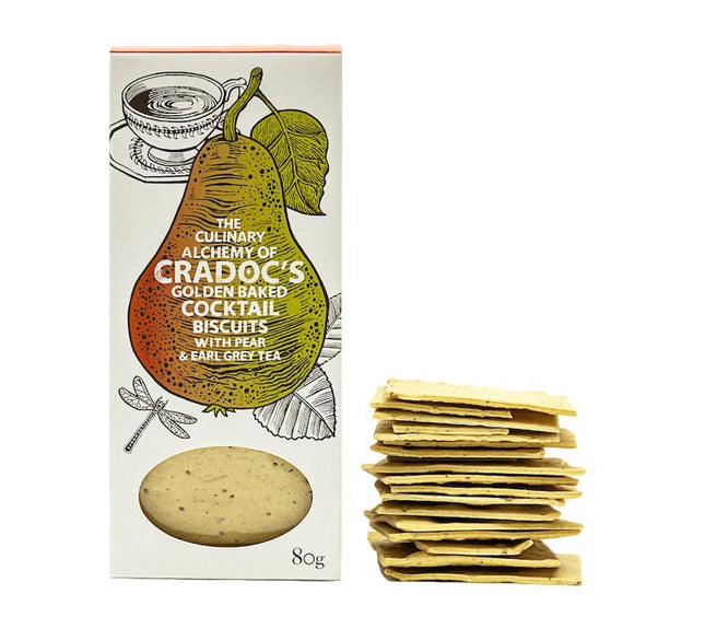 Cradocs Pear and Earl Grey Tea Cracker 80g